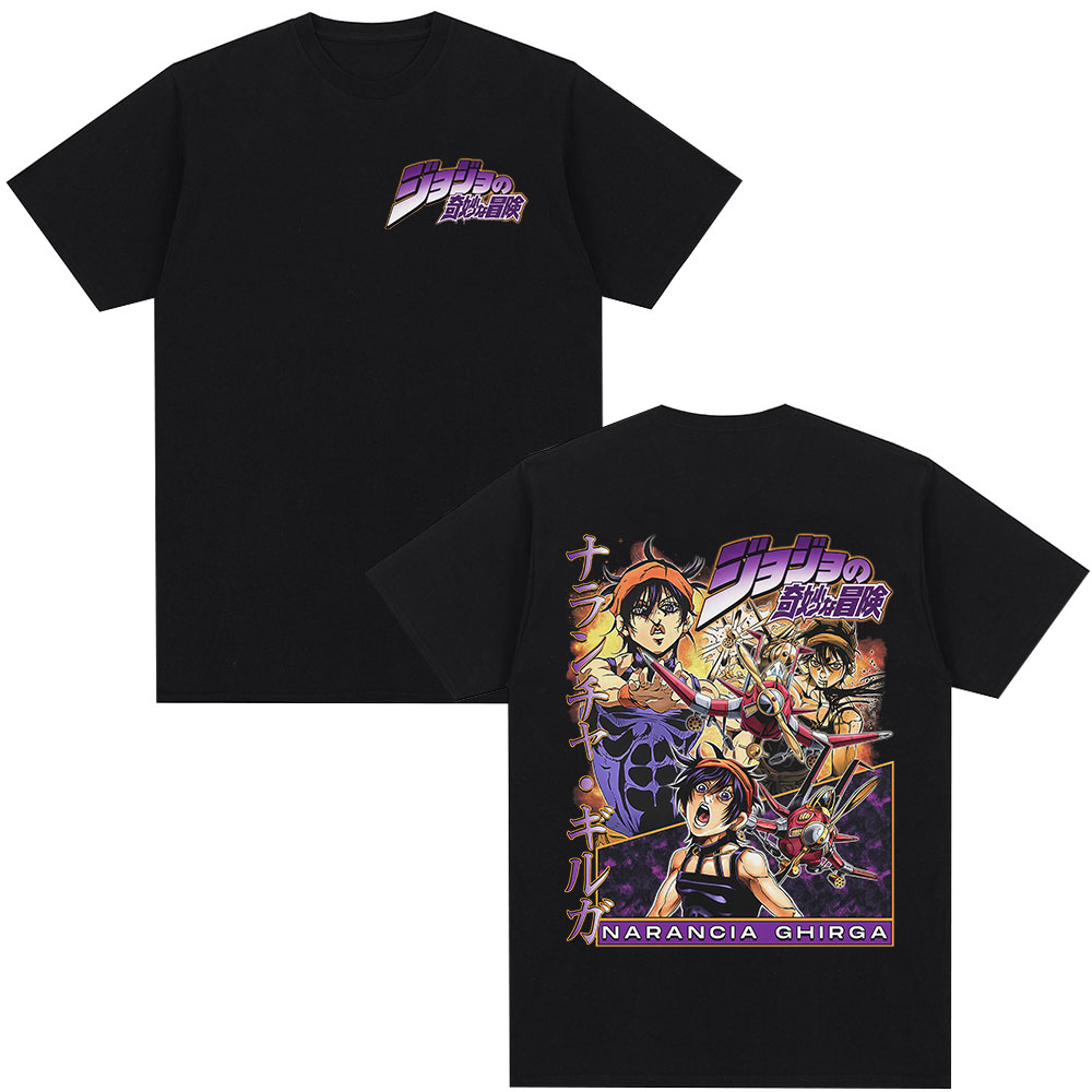 Anime Merchandise Store In Japan - เสื้อยืดอนิเมะ JoJo Bizarre Adventure ลายการ์ตูน Narancia