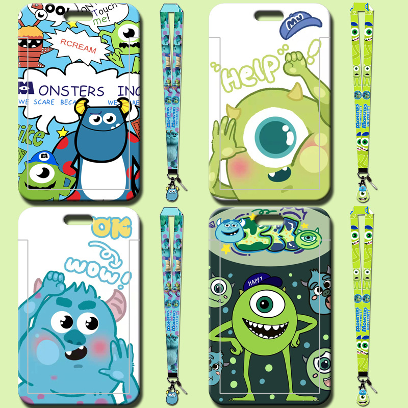 Anime Merchandise Companies - สินค้าอนิเมะจากเรื่อง Disney Monsters, Inc., ของตกแต่งแบบแขวน, บัตรประจำตัวนักเรียนน่ารัก,