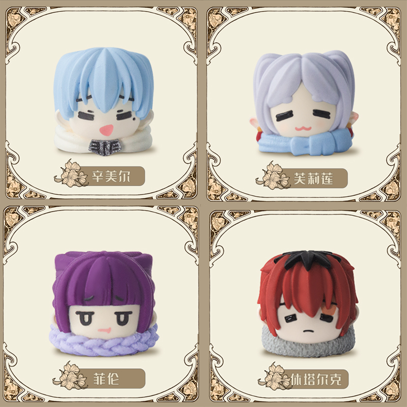 Keycap Artisan Anime - คีย์แคปตกแต่งคีย์บอร์ดรูปตัวละครอนิเมะ Q Version Frieren: Beyond Journey's