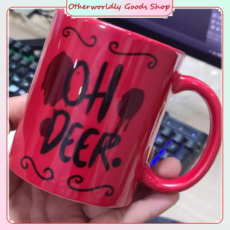 Anime Merchandise Mugs - แก้วเซรามิคการ์ตูนฮาซบิน โฮเทล อลาสตอร์ ของตกแต่งใช้งานได้จริง สินค้าอนิเมะ ของขวัญวันหยุด