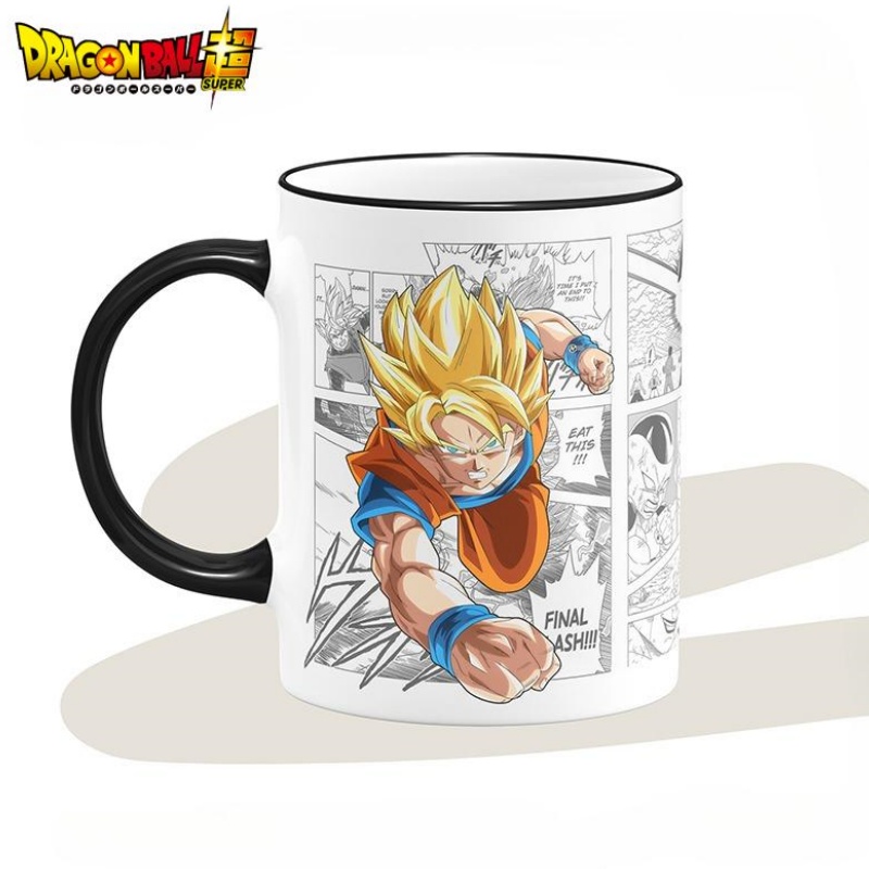 Anime Merchandise Mugs - แก้วเซรามิคลายการ์ตูนดราก้อนบอล ซุนโกคู สินค้าอนิเมะใหม่ แก้วน้ำความจุเยอะ ดีไซน์เท่ห์ สำหรับเด็กผู้ชาย