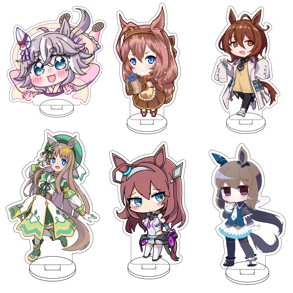 Anime Merchandise Accessories - ฟิกเกอร์อะคริลิค 10 ซม. อนิเมะ Uma Musume: