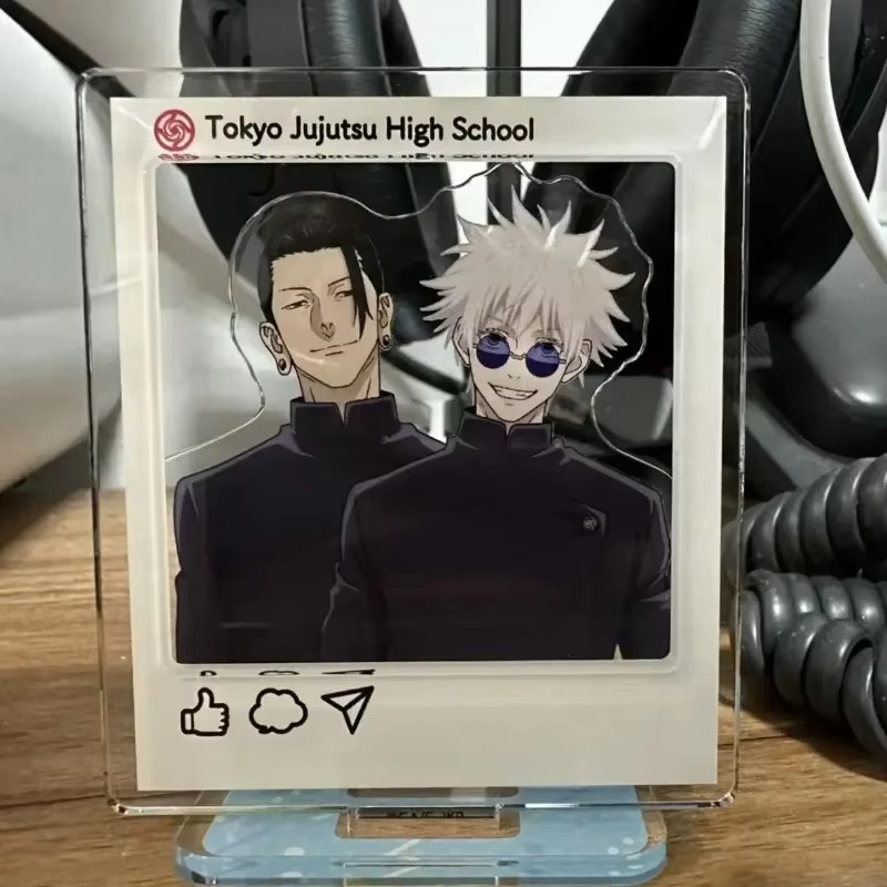 Anime Merchandise Collection - อะคริลิกฟิกเกอร์ตัวละครโกโจ ซาโตรุ และเกโท ซุงุรุ จากอนิเมะ แบบตั้งโชว์