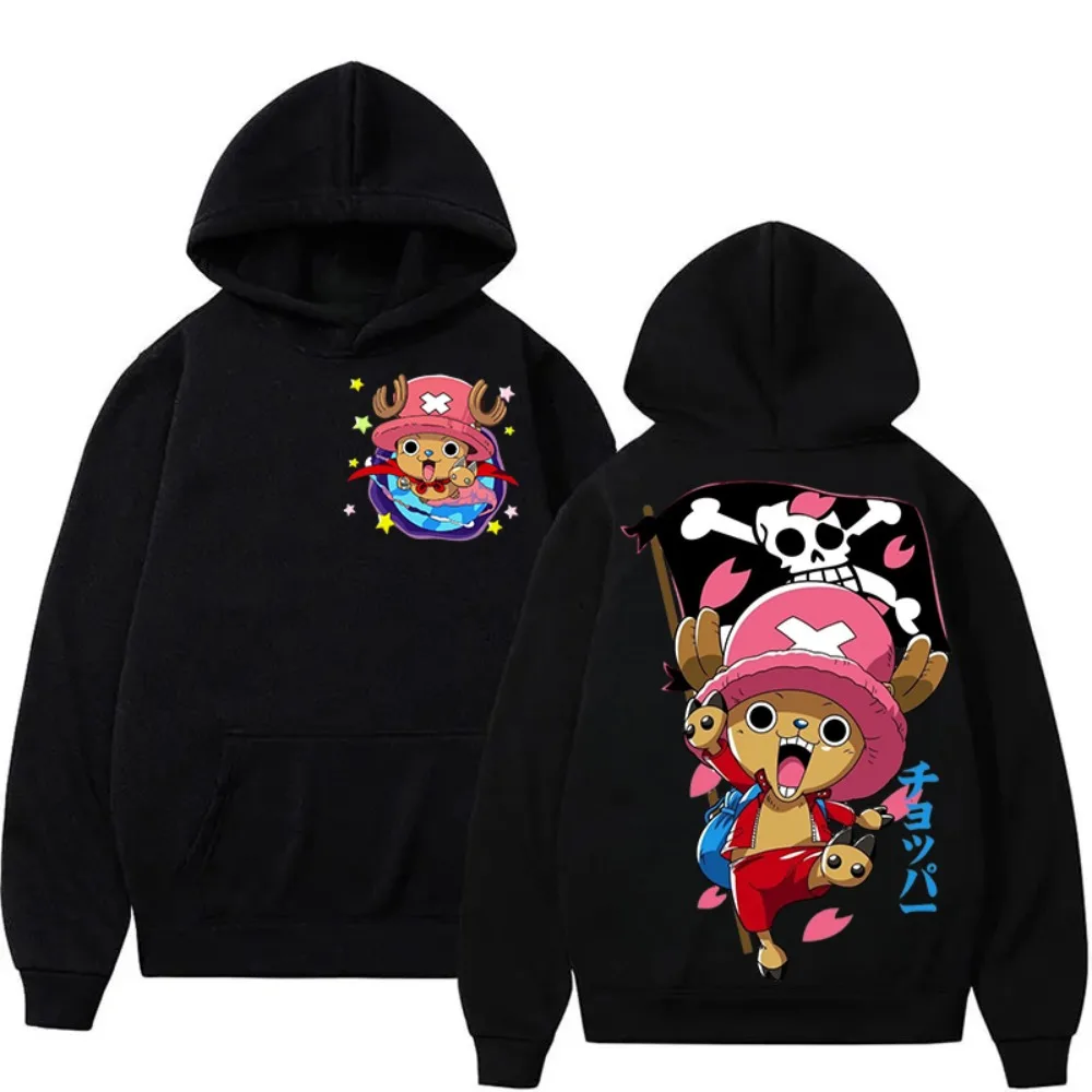 Anime Merchandise Store In Japan - เสื้อฮู้ดวันพีซ ลายช็อปเปอร์ รุ่นคริสต์มาส เสื้อสเวตเชิ้ตอนิเมะ สำหรับผู้ชาย ผู้หญิง