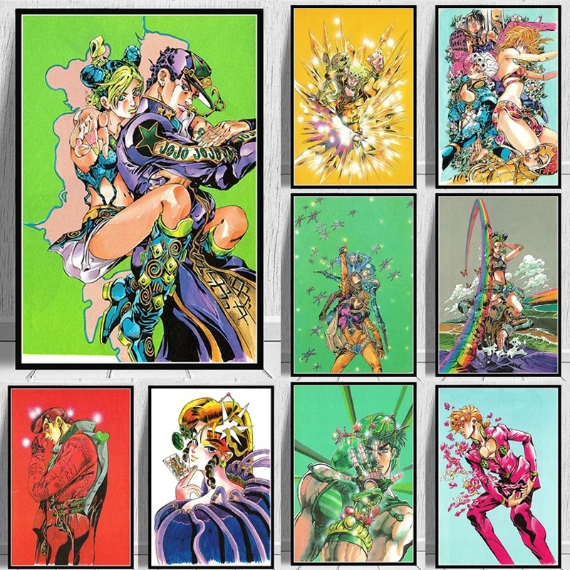 อะนิเมะญี่ปุ่นโจโจ้ เอส บิสเซอ - Anime Merchandise Posters บทวิจารณ์และราคา