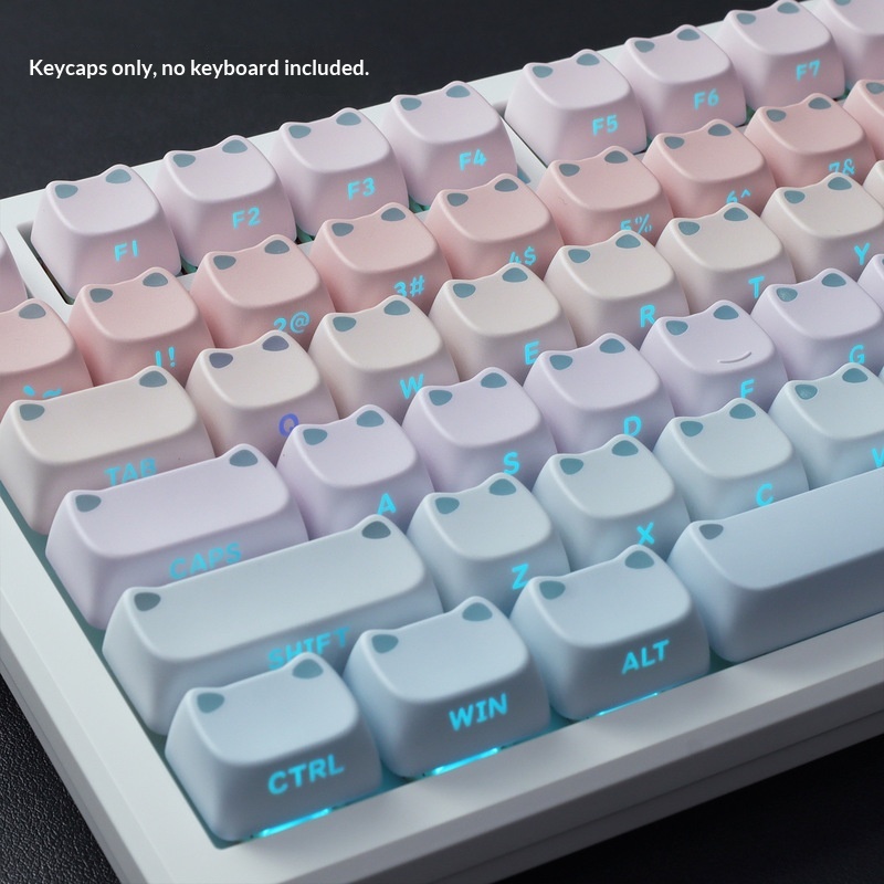 คีย์แคปใสลายหูแมวน่ารัก 113 ชิ - Keycap Artisan Anime บทวิจารณ์และราคา