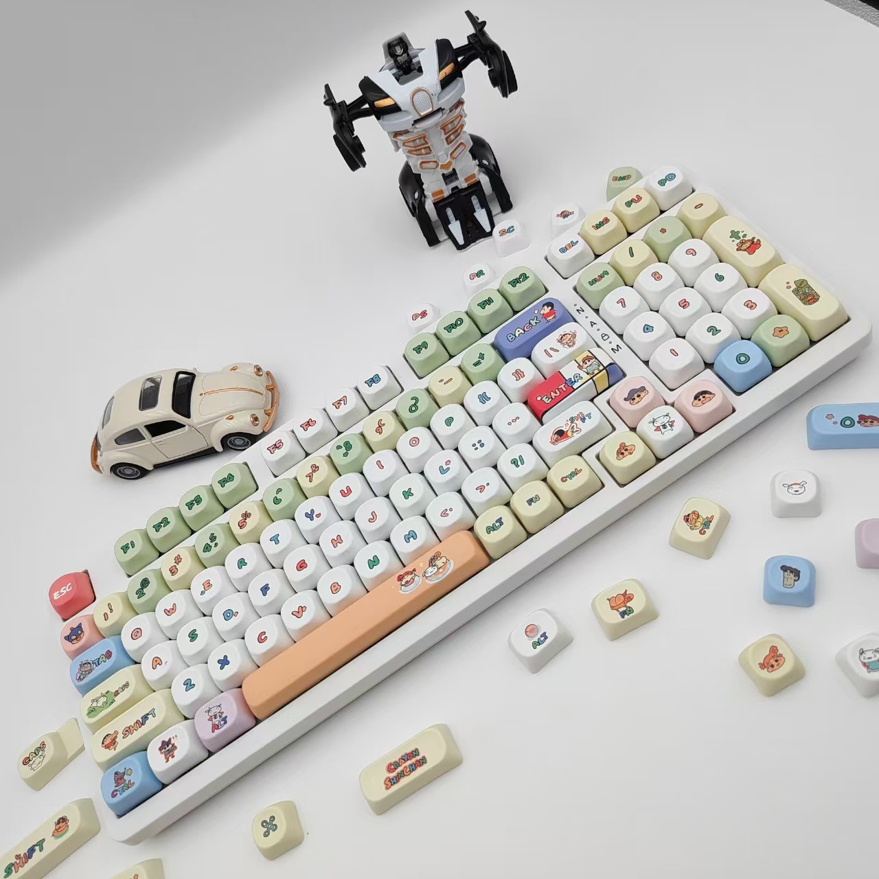คีย์แคปลายการ์ตูนชินจัง MOA น่ - Keycap Artisan Anime บทวิจารณ์และราคา