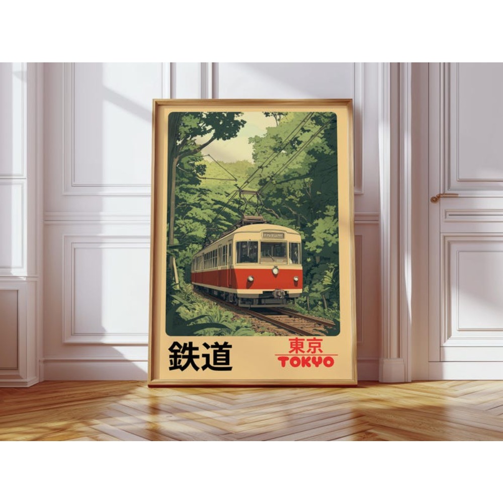 1 ชิ้น โปสเตอร์รถไฟโตเกียวแบบไ - Anime Merchandise Posters บทวิจารณ์และราคา