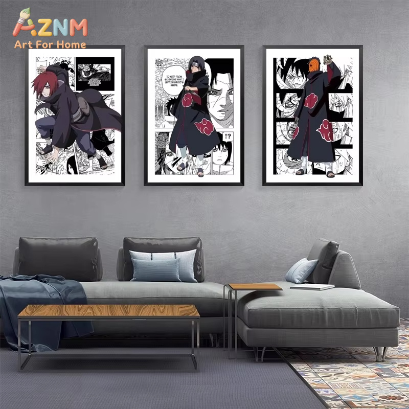 1 ชิ้นภาพวาดบนผืนผ้าใบไร้กรอบ  - Anime Merchandise Posters บทวิจารณ์และราคา