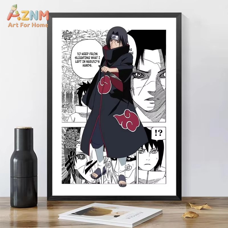1 ชิ้นภาพวาดบนผืนผ้าใบไร้กรอบ  - Anime Merchandise Posters บทวิจารณ์และราคา