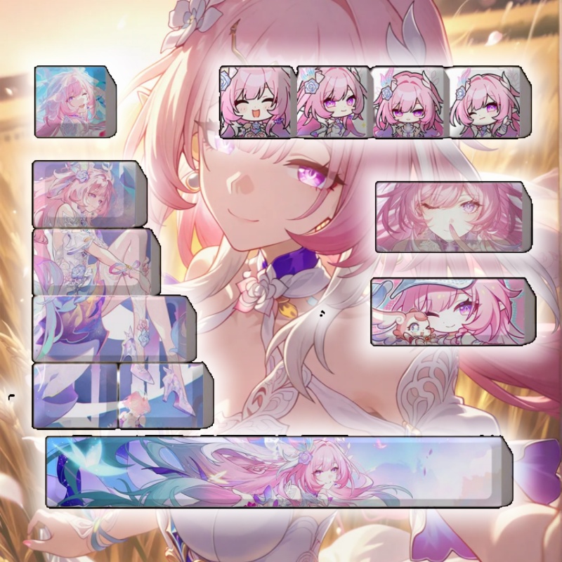คีย์แคปอนิเมะธีม Honkai: Star  - Keycap Artisan Anime บทวิจารณ์และราคา