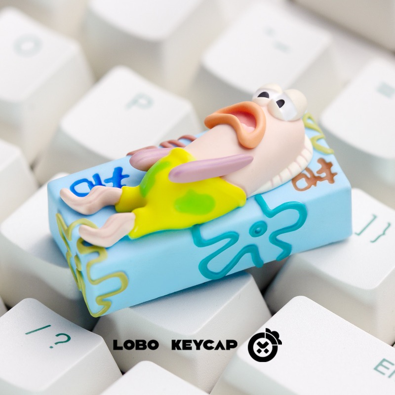 คีย์แคปฟองน้ำสีเหลืองสไตล์อนิเ - Keycap Artisan Anime บทวิจารณ์และราคา