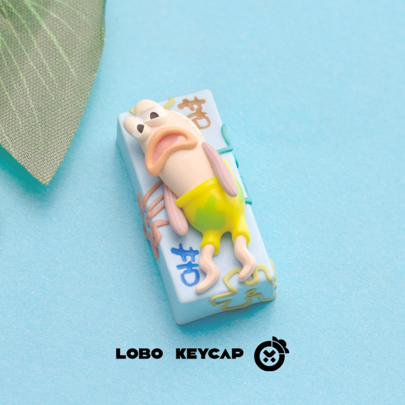 คีย์แคปฟองน้ำสีเหลืองสไตล์อนิเ - Keycap Artisan Anime บทวิจารณ์และราคา