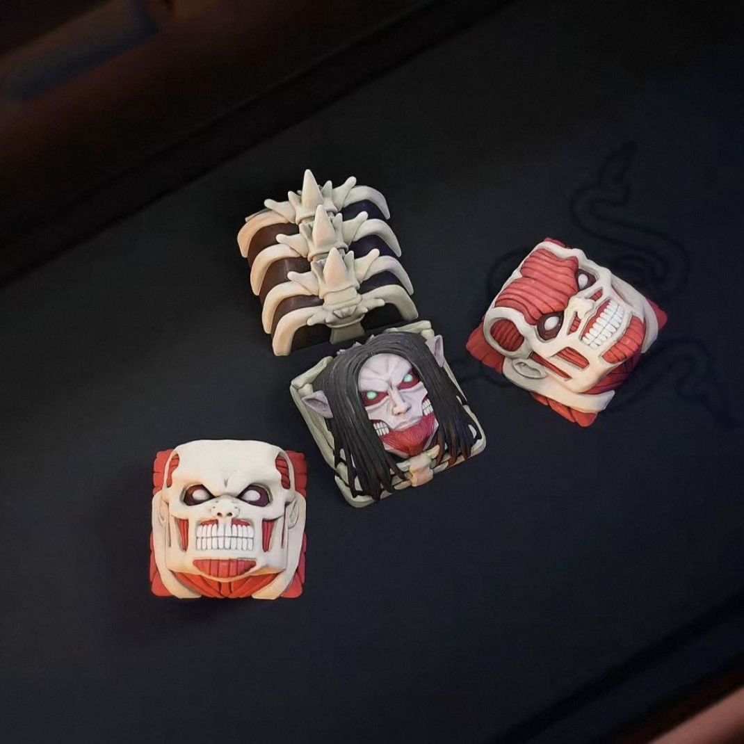 ชุดคีย์แคป NEW Attack on Titan - Keycap Artisan Anime บทวิจารณ์และราคา