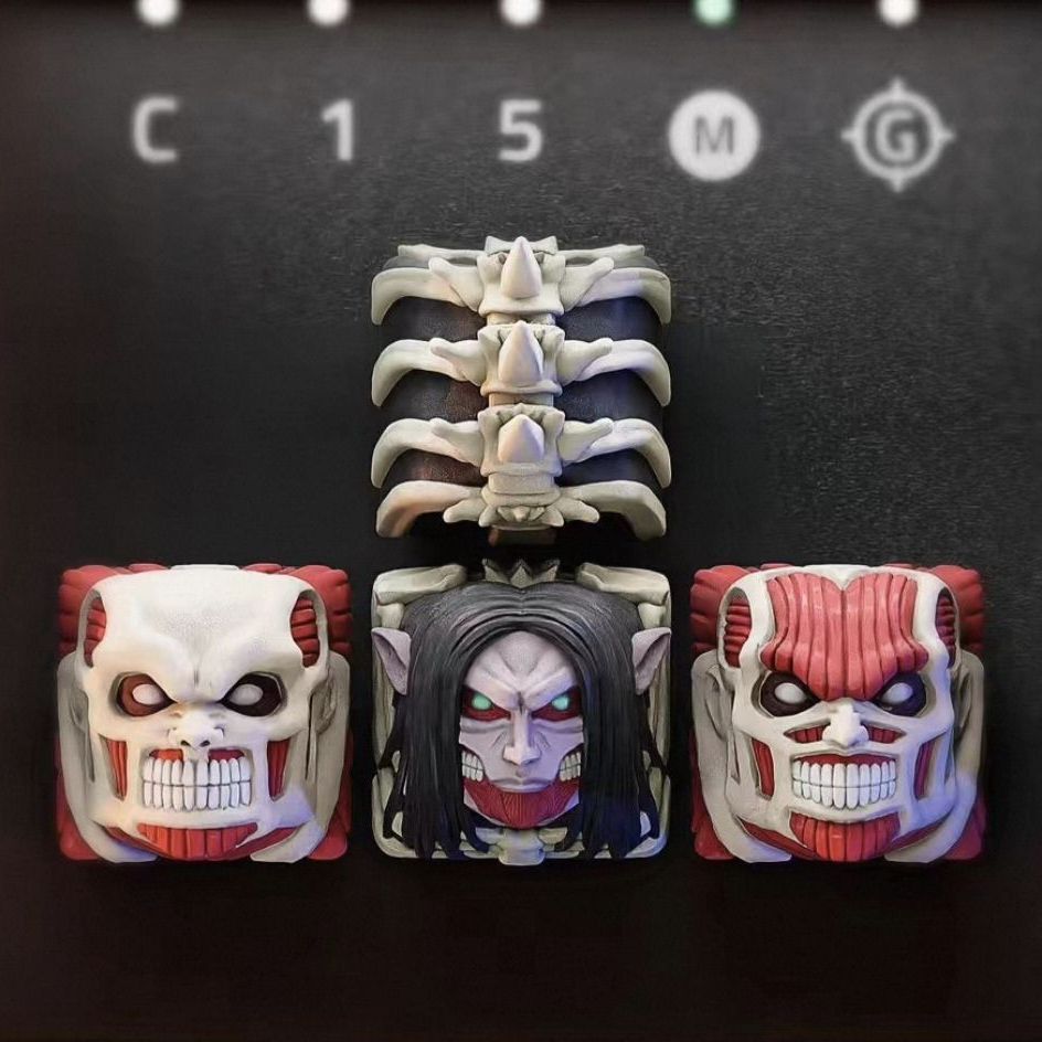 ชุดคีย์แคป NEW Attack on Titan - Keycap Artisan Anime บทวิจารณ์และราคา